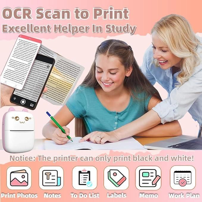 Mini printer Bluetooth Pocket Printer